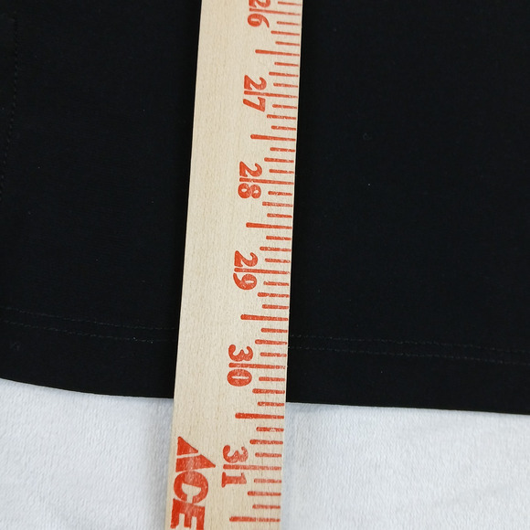 Chalet Et Ceci Tunic Small Black Asymmetrical Lagenlook Slinky Art To Wear - Picture 9 of 10